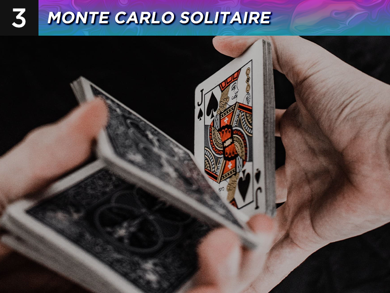 montea carlo solitaire is in top 3 best card games to play by yourself