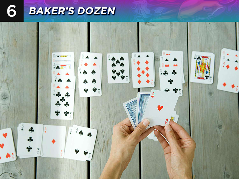baker's dozen card game