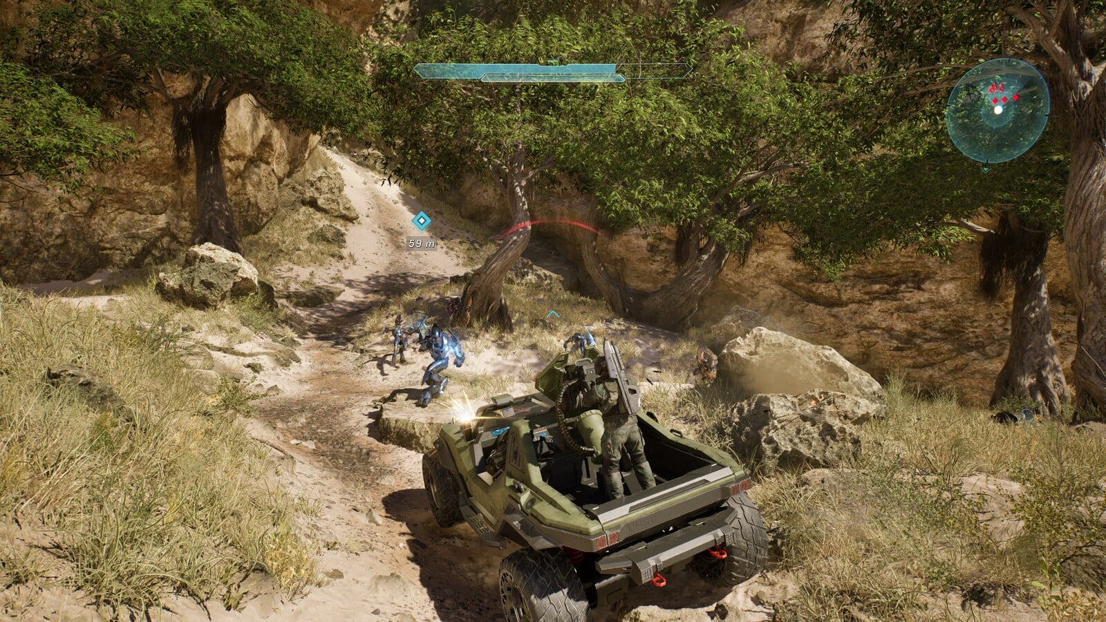 Halo Campaign Evolved first-person Needler gameplay screenshot